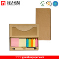 Office and School Supply Custom Sticky Note Pad with Wooden Case